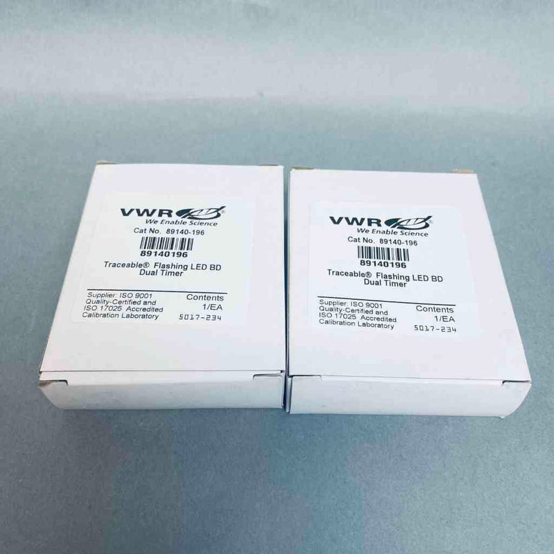 VWR Dual Channel Timer Traceable Flashing LED Lot of 2 Timers Other Medical, Lab & Dental Supplies VWR