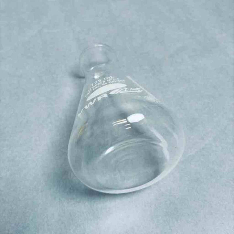 VWR Erlenmeyer Flask 125 ml Narrow Mouth Heavy Duty Rim Lot of 9 Flasks Lab Flasks VWR