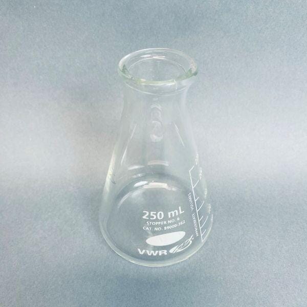 VWR Erlenmeyer Flask Narrow Mouth 250 ml Lot of 6 Flasks Lab Flasks VWR