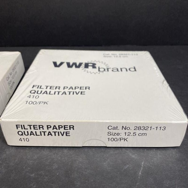 VWR Filter Paper Qualitative Grade 410 2 Boxes, 100 Sheets — Life
