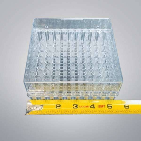 VWR Freezer Box 100 Places 5 in. x 5 in. Total of 2 Tube Racks Lab Consumables::Tubes, Vials, and Flasks VWR