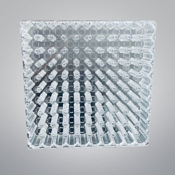 VWR Freezer Box 100 Places 5 in. x 5 in. Total of 2 Tube Racks Lab Consumables::Tubes, Vials, and Flasks VWR