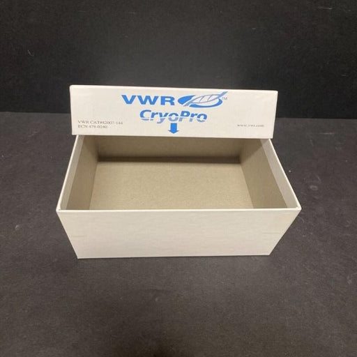 VWR Freezer Box Cardboard 3 in. without Divider 13.2 x 13.2 x 7.6 cm 24 Boxes Lab Consumables::Tubes, Vials, and Flasks VWR