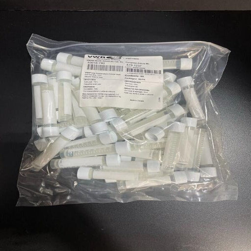 VWR Freezer Vial 10 ml External Thread Cap 17 Ã— 84 mm PP 250 Vials Lab Consumables::Tubes, Vials, and Flasks VWR