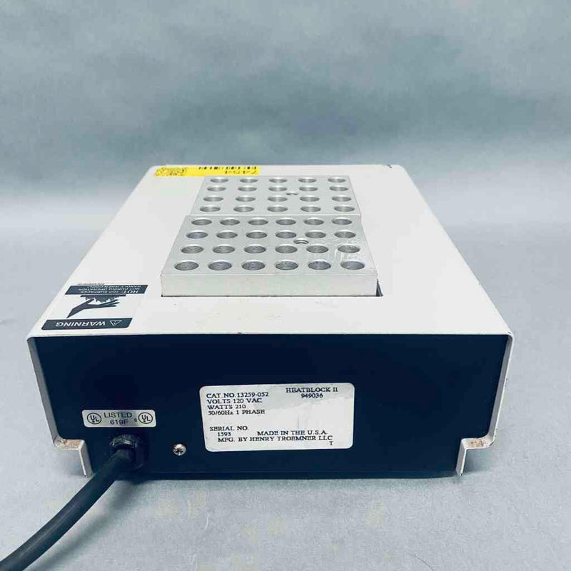 VWR Heatblock II Digital Dry Block Heater with 4 x 5 and 4 x 6 Well PCR Heat Blocks Lab Incubators VWR
