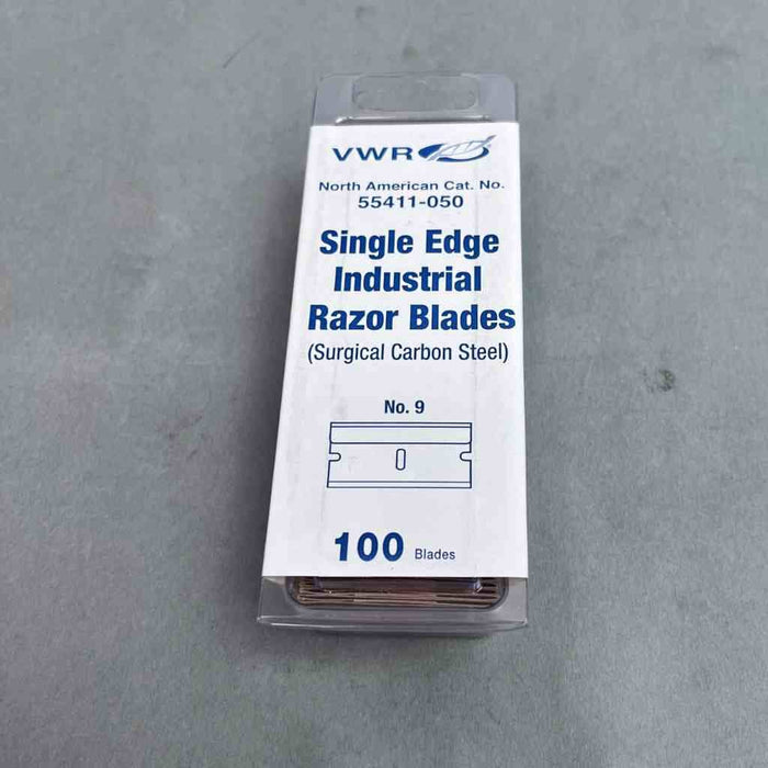 VWR Industrial Razor Blade Carbon Steel Single Edged No. 9 300 Blades Other Medical & Lab Equipment VWR