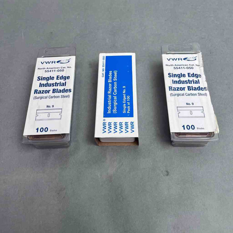 VWR Industrial Razor Blade Carbon Steel Single Edged No. 9 300 Blades Other Medical & Lab Equipment VWR