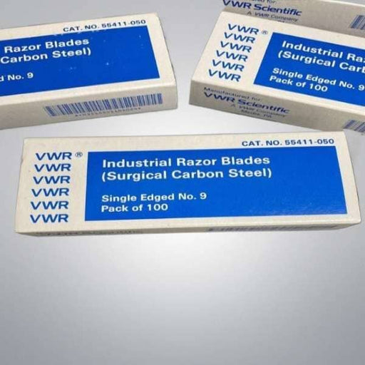 VWR Industrial Razor Blade Carbon Steel Single Edged No. 9 500 Blades Other VWR