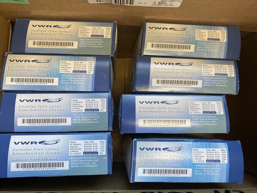 VWR Latex Gloves Extra Large 8 Boxes with 90 Gloves Each Other VWR