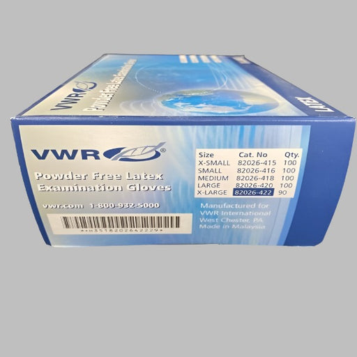 VWR Latex Gloves Extra Large 8 Boxes with 90 Gloves Each Other VWR