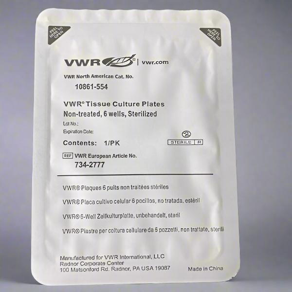 VWR Microplate 6 Well Individually Sealed 50 Plates Lab Consumables::Storage and Culture Plates VWR