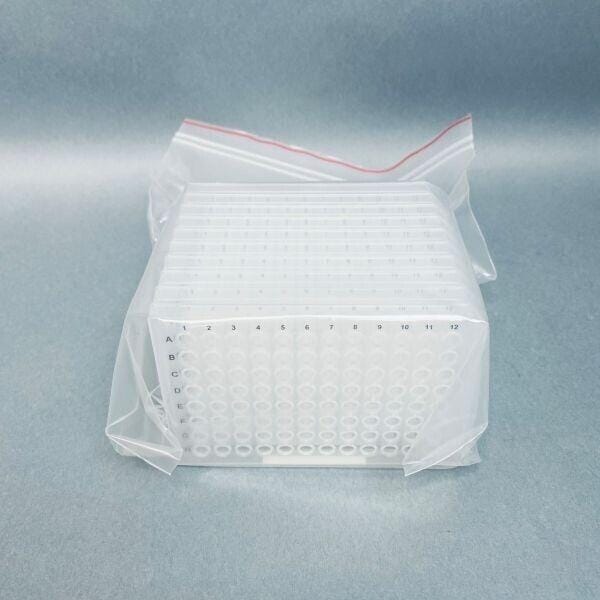 VWR Microplate 96 Barcoded Semi-Skirted 0.2 ml U Bottom Clear Total of 40 Plates Microplates VWR