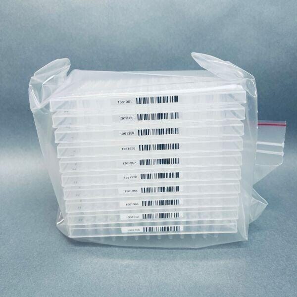 VWR Microplate 96 Barcoded Semi-Skirted 0.2 ml U Bottom Clear Total of 40 Plates Microplates VWR