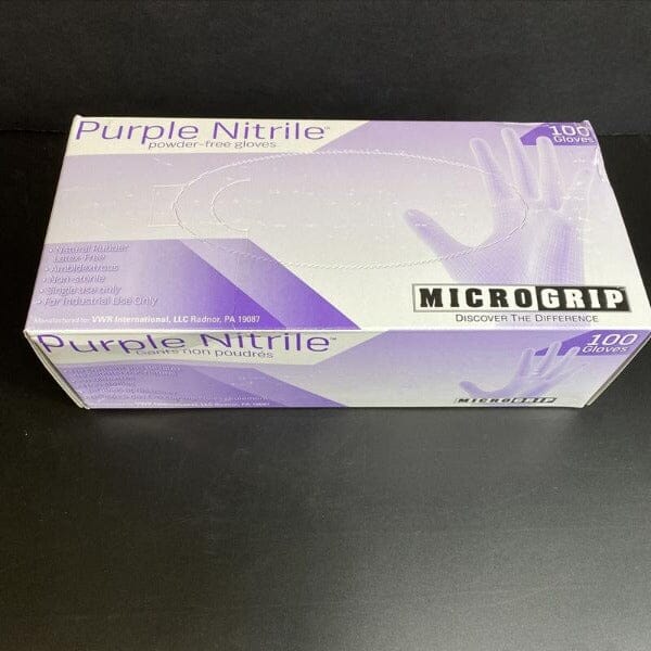 VWR Nitrile Gloves MicroGrip X Large Purple 4 Boxes with 100 Gloves Each Other VWR