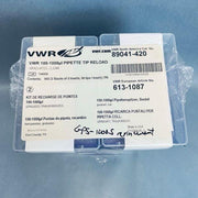 VWR Pipette Tip Reload Rack 1000 ul Graduated 15 Racks - Total of 1440 Tips Pipets & Pipette Tips VWR