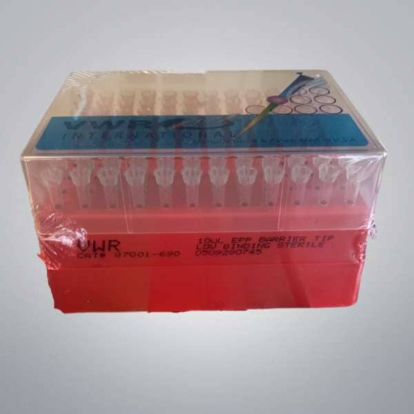 VWR Pipette Tips 10 ul Low Bind E Barrier 6 Racks with 96 Tips Each Pipettes & Pipette Tips VWR