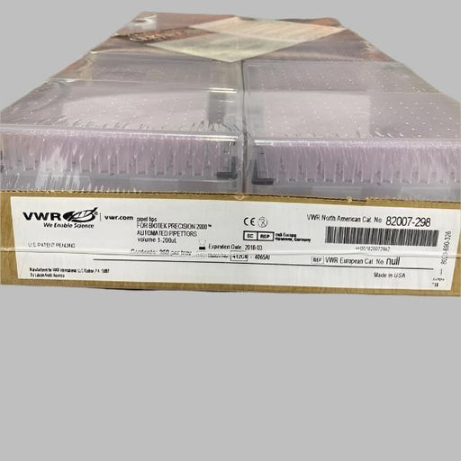 VWR Pipette Tips 200 ul 10 Racks with 96 Tips Each Pipettes & Pipette Tips VWR