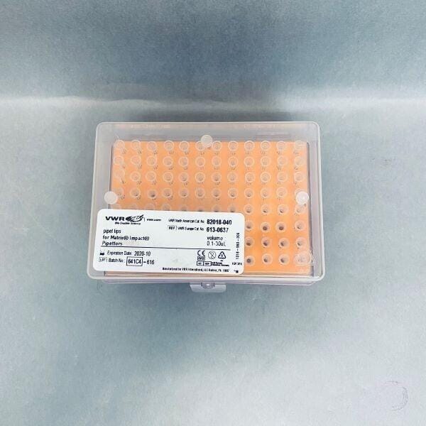 VWR Pipette Tips for Matrix Impact 30 ul Pipettes VWR