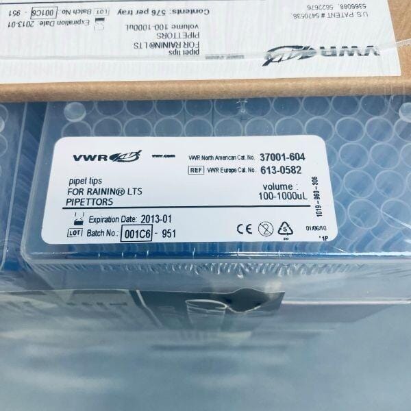 VWR Pipette Tips for Rainin LTS Pipettors 100-1000ul - Pack of 576 Tips Pipettes & Pipette Tips Life Sciences Trading
