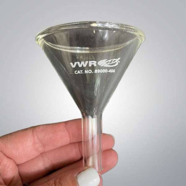 VWR Powder Funnel Glass 60 x 13 mm 6 Funnels Glassware VWR