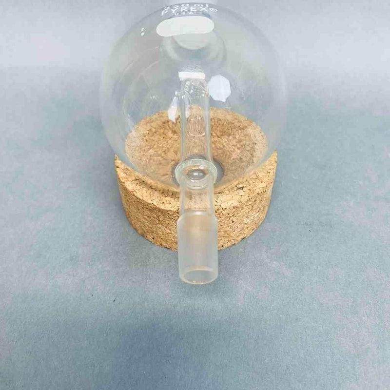 VWR Pyrex Rotary Evaporator Bump Trap 250 ml 24/40 Upper 14/20 Lower Jointed Glassware VWR