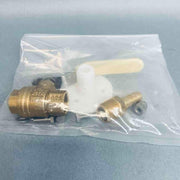 VWR Q104 Brass Ball Valve Kit 600 PSI Water Oil Gas with Barb Fitting Ball Valves VWR