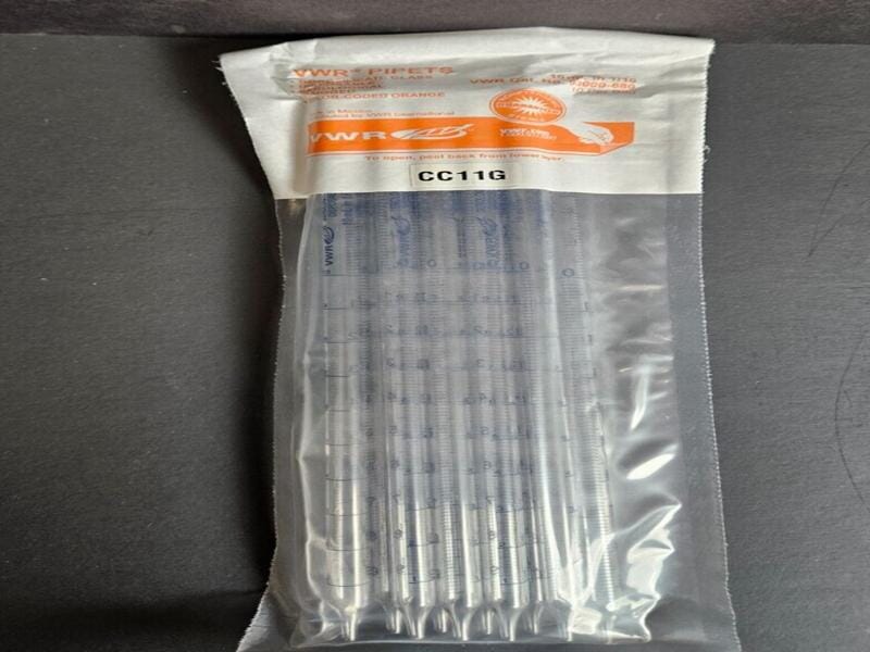 VWR 93000680 Serological Glass Pipette 10ml 220 Pipets — Life