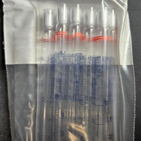 VWR Serological Glass Pipette 10 ml 220 Pipets Pipettes & Pipette Tips VWR