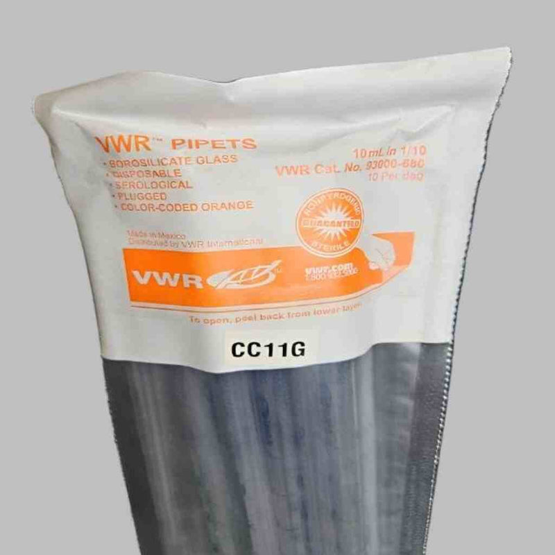 VWR Serological Glass Pipette 10 ml 250 Pipets Pipets & Pipette Tips VWR