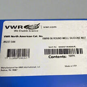 VWR Silicone Microplate Sealing Mat Precut 8 mm Round 96 Well 20 Plate Mats Lab Consumables::Storage and Culture Plates VWR