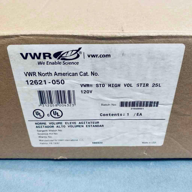 VWR Standard High Volume Stirrer 25 L 11 x 12.5 in. Large Capacity Magnetic Stirrers & Hotplate Stirrers VWR