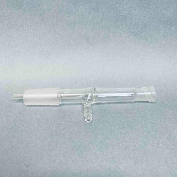 VWR Straight Vaccuum Adapter 15/25 Upper 24/40 Lower Vaccuum Assembly Jointed Glassware VWR