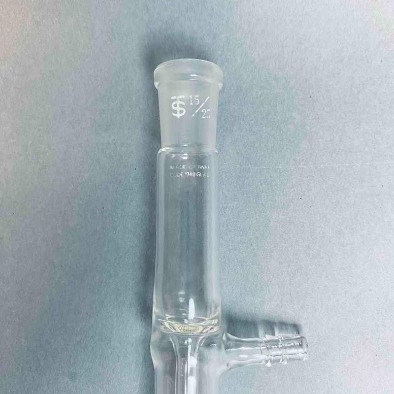 VWR Straight Vaccuum Adapter 15/25 Upper 24/40 Lower Vaccuum Assembly Jointed Glassware VWR