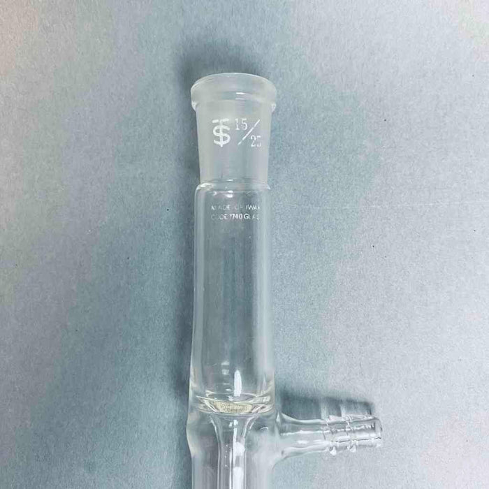 VWR Straight Vaccuum Adapter 15/25 Upper 24/40 Lower Vaccuum Assembly Jointed Glassware VWR