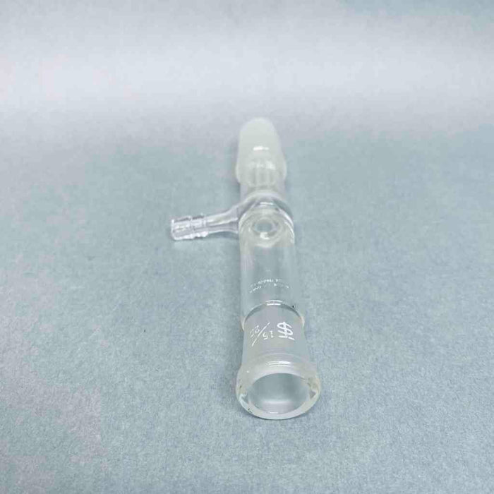 VWR Straight Vaccuum Adapter 15/25 Upper 24/40 Lower Vaccuum Assembly Jointed Glassware VWR