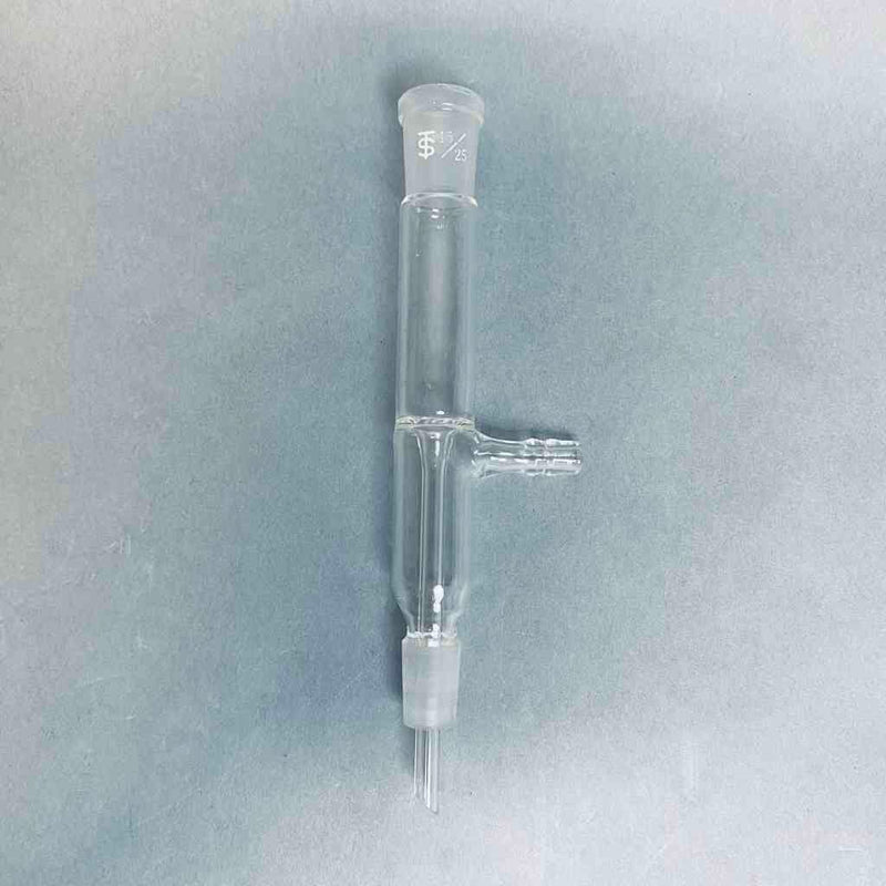 VWR Straight Vacuum Adapter 15/25 Upper 14/20 Lower Vacuum Assembly Jointed Glassware VWR