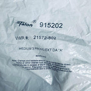 VWR Tallon II Three-Prong Heavy Duty Extension Clamp Medium Total of 4 Clamps Lab Equipment Life Sciences Trading