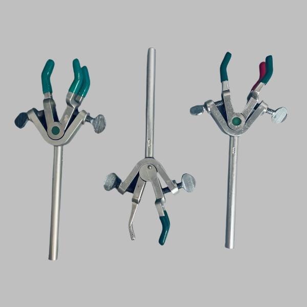 VWR Tallon II Three-Prong Heavy Duty Extension Clamp Medium Total of 4 Clamps Lab Equipment Life Sciences Trading