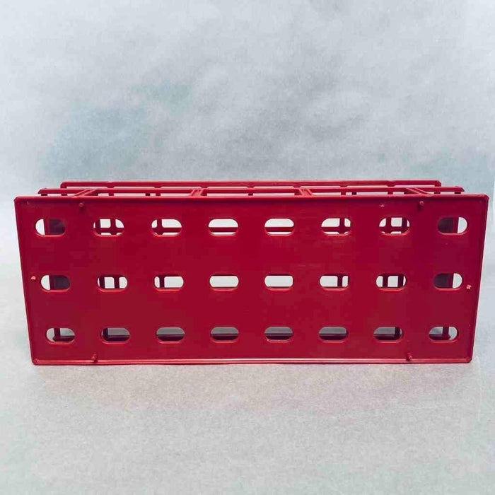VWR Test Tube Rack 30 mm Tubes 3 x 8 Array Nylon Red - Lot of 6 Racks Tube Racks VWR