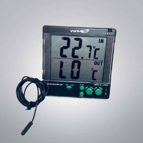 Vwr Termometer VWR Traceable Big Digit Thermometer 4 Alarm with Calibration — Life ...