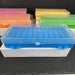 VWR Tube Rack with Lid Reversible 0.2 - 1.5 ml Tubes Assorted Colors 10 Racks Lab Consumables::Tubes, Vials, and Flasks VWR