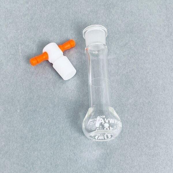 VWR Volumetric Flask 10 ml with PTFE Stopper Grade A Total of 9 Flasks Lab Flasks VWR