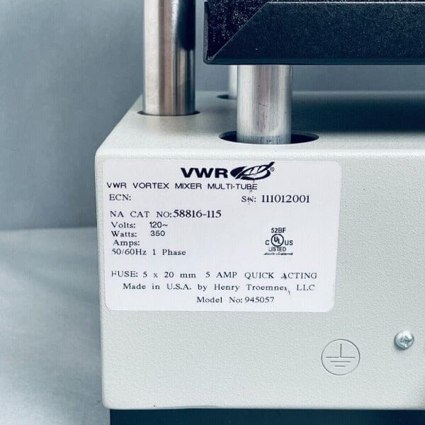 VWR Vortexer Multi-Tube Mixer VX-2500 Lab Equipment::Hotplates, Stirrers & Mantles VWR