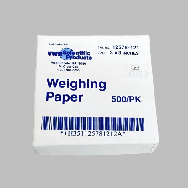 VWR Weighing Paper 3 x 3 in. 4 Boxes - 2000 Sheets Other VWR