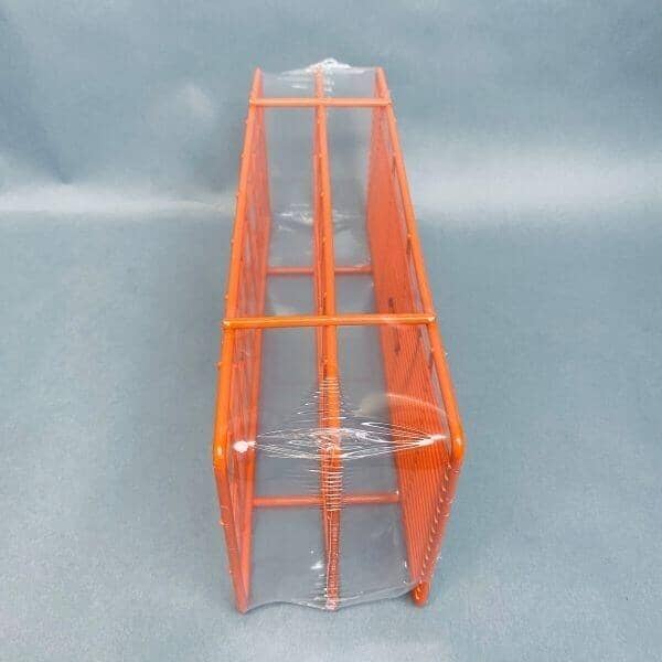 VWR Wire Tube Rack 24 Places Poxygrid 40 mm Orange Epoxy Coat Lot of 2 Racks Tube Racks VWR