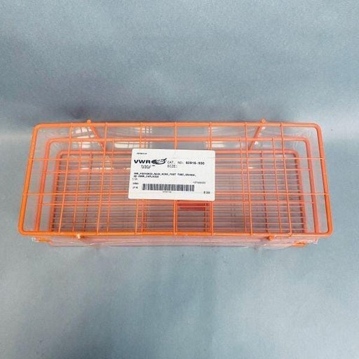 VWR Wire Tube Rack 24 Places Poxygrid 40 mm Orange Epoxy Coat Lot of 2 Racks Tube Racks VWR