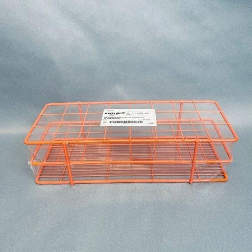 VWR Wire Tube Rack 24 Places Poxygrid 40 mm Orange Epoxy Coat Lot of 2 Racks Tube Racks VWR