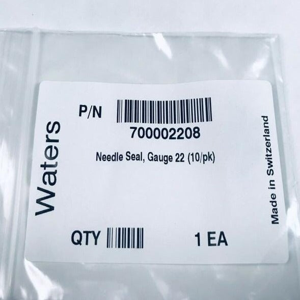 Waters 700002208 Needle Seals 22 Gauge Pack of 10 Seals LC/MS/GC Waters