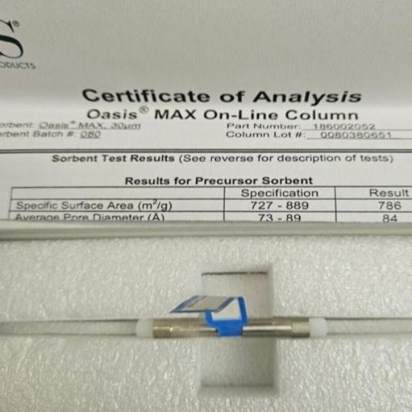 Waters Chromatography Column 30 um 2.1 x 20 mm Filters Waters