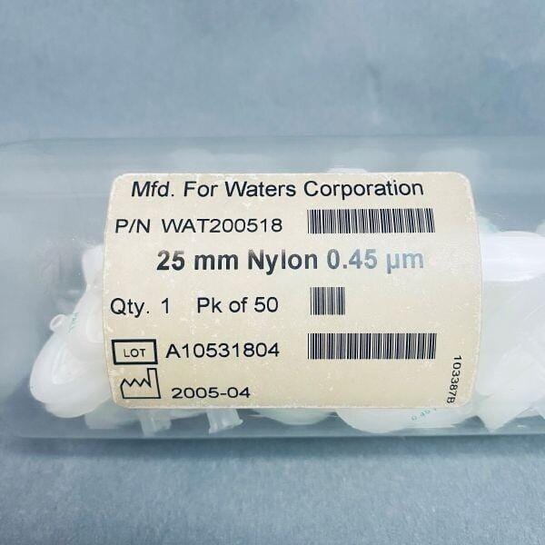 Waters Nylon Acrodisc Syringe Filter 25 mm 0.45 um Lot of 39 Filters Filters Waters